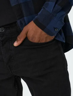 ONSLOOM SLIM BLACK 0448 DIA DNM NOOS - Slim jeans