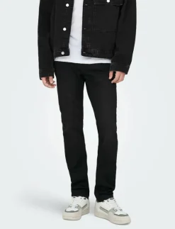 ONSLOOM SLIM BLACK JOG 7451 PIM DNM NOOS - Slim jeans