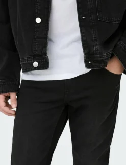 ONSLOOM SLIM BLACK JOG 7451 PIM DNM NOOS - Slim jeans