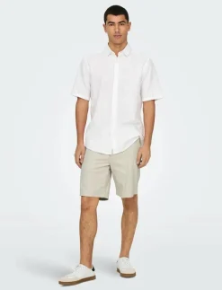 ONSMARK 0011 COTTON LINEN SHORTS NOOS - Linneshorts