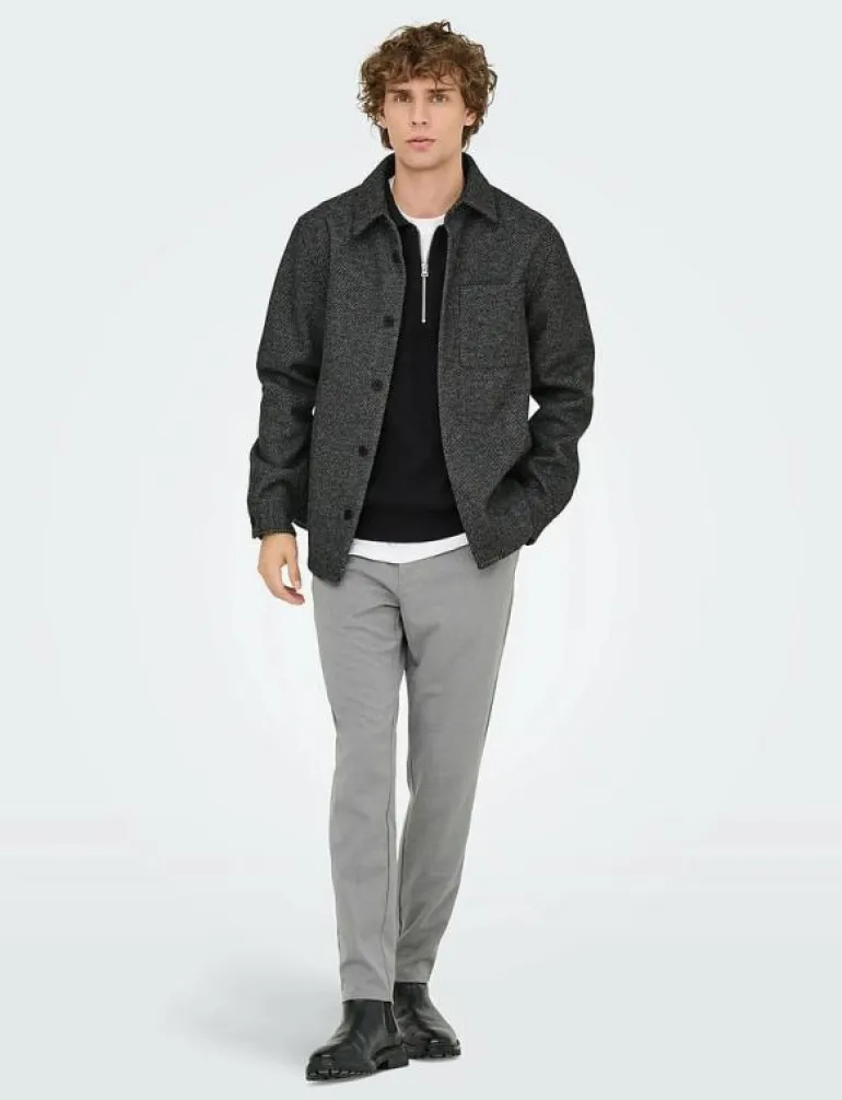 ONSMICAH TWILL OVERSHIRT FRML - Jackor & rockar