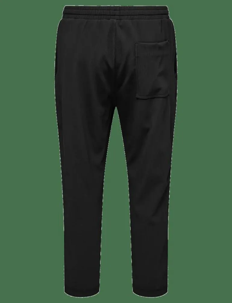ONSPLI PLISSE CROPPED DILO PANT - Tapered jeans