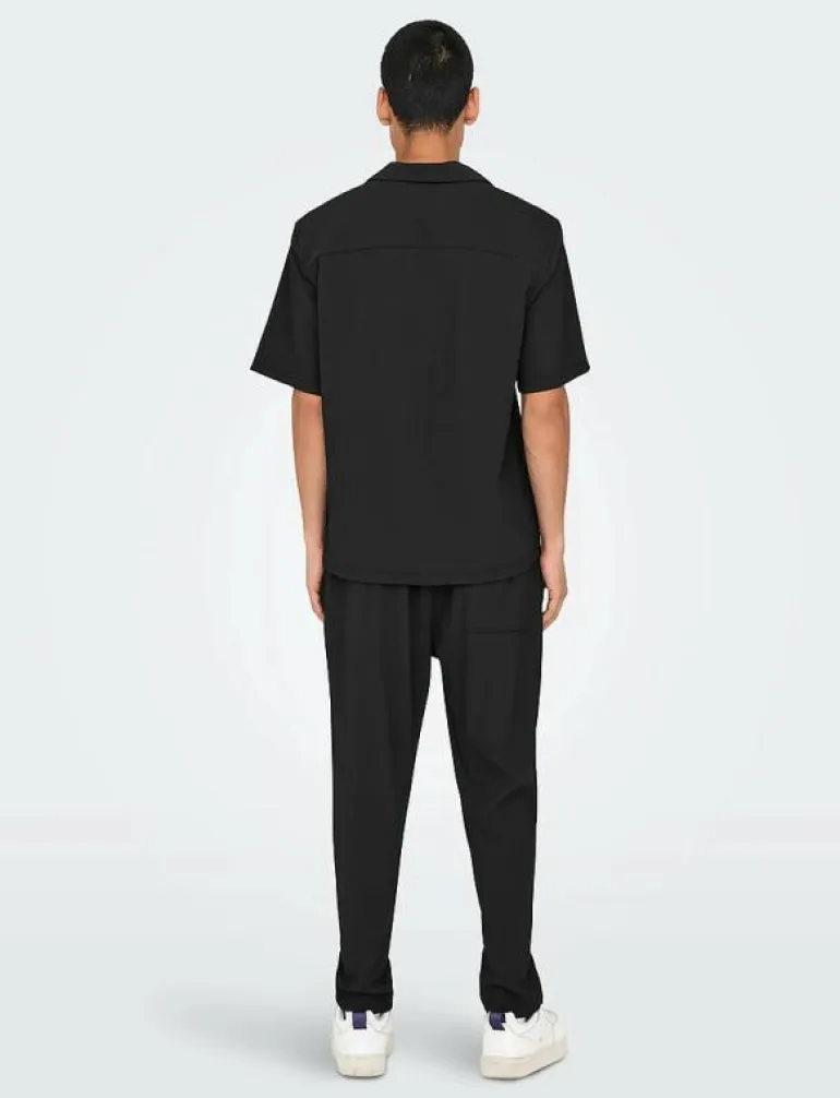 ONSPLI PLISSE SHIRT - Kortärmade pikéer