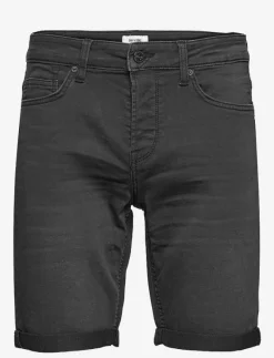 ONSPLY BLK JOG 8581 PIM DNM SHORTS NOOS - Jeansshorts