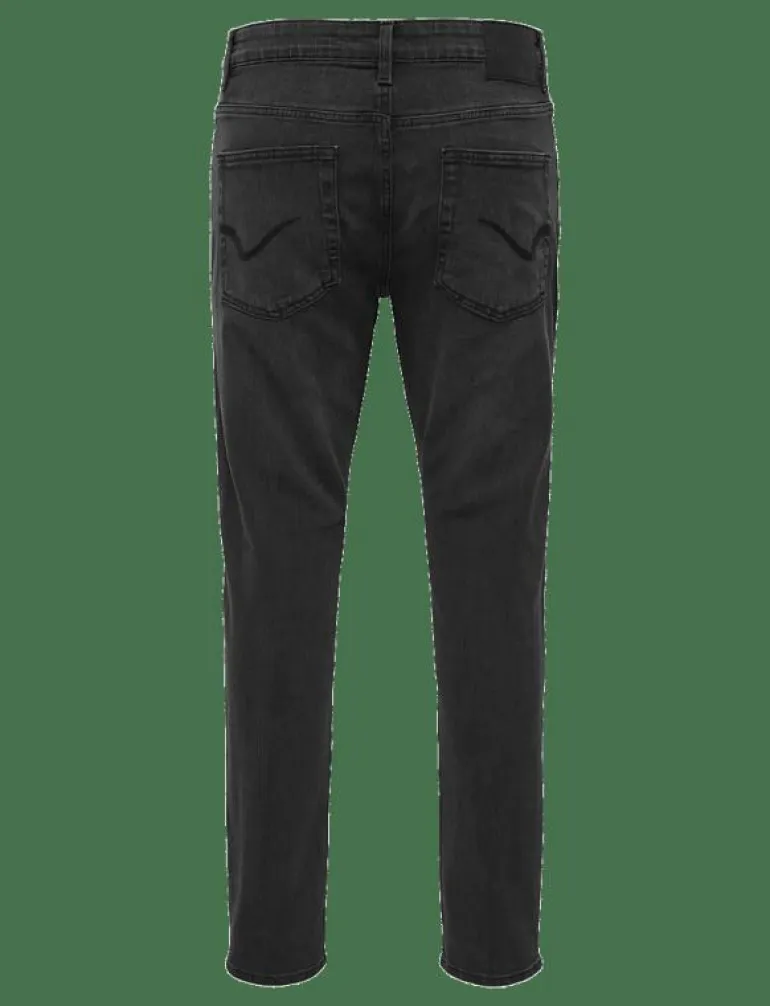ONSROPE SLIM TAPERED BOX DNM PIM ENT - Tapered jeans
