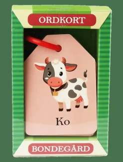 Ordkort - På Bondegården (DK) - Pedagogisk barnbok