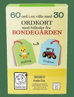 Ordkort - På Bondegården (DK) - Pedagogisk barnbok