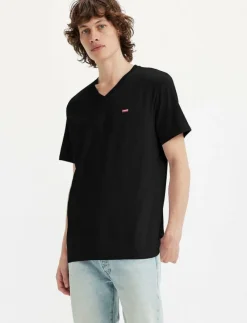 ORIGINAL HM VNECK MINERAL BLAC - Kortärmad t-shirt
