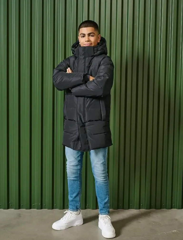 OSJCARL LIFE LONG QUILTED COAT OTW - Dunjackor & fodrade jackor
