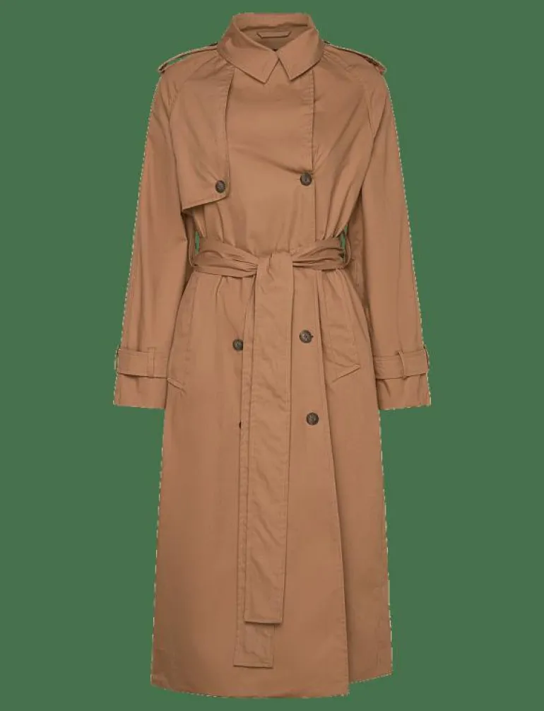 Oversized Cotton Trench Coat - Trenchcoats
