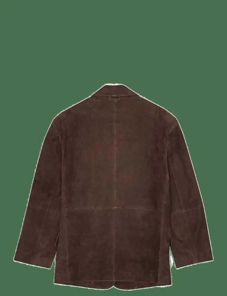 OVERSIZED SUEDE BLAZER - Skinnjackor