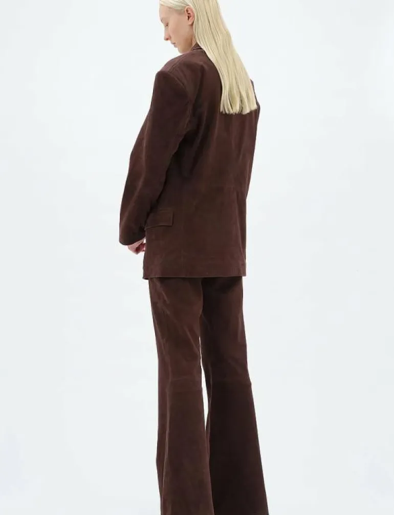 OVERSIZED SUEDE BLAZER - Skinnjackor