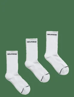 3-Pack Girlfriend Crew Sock - Strumpor