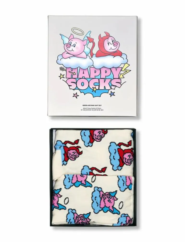 2-Pack Good Bad Pig Socks Gift Set - Sockor