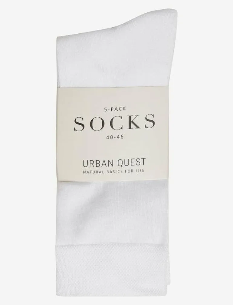 5-Pack Men Bamboo Basic Socks - Vanliga strumpor