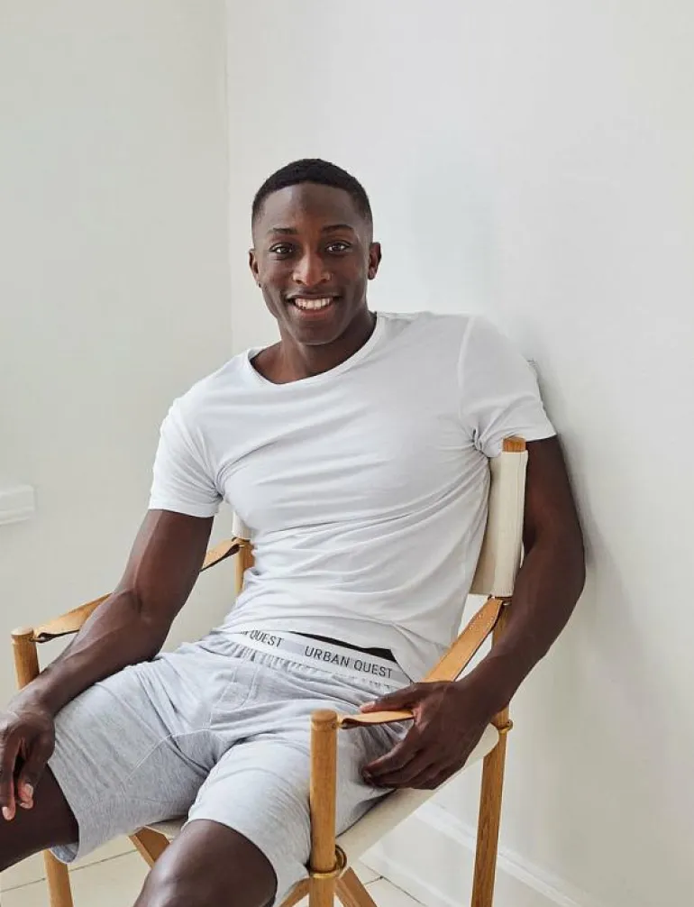 2-Pack Men Bamboo S/S Undershirt - Pyjamasöverdelar