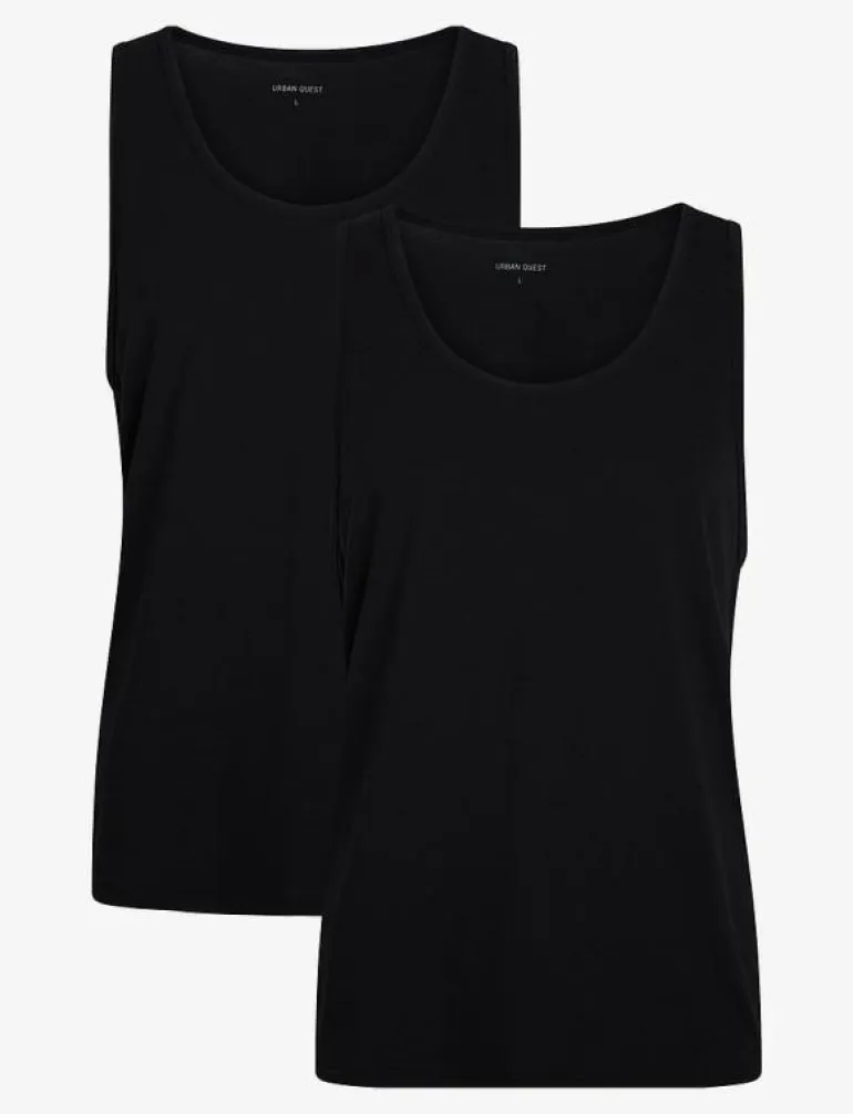 2-Pack Men Bamboo Tank Top - Pyjamasöverdelar