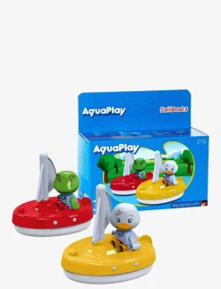 2-Pack Segelbåtar med Figurer - Badleksaker