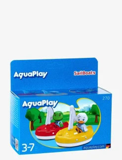 2-Pack Segelbåtar med Figurer - Badleksaker