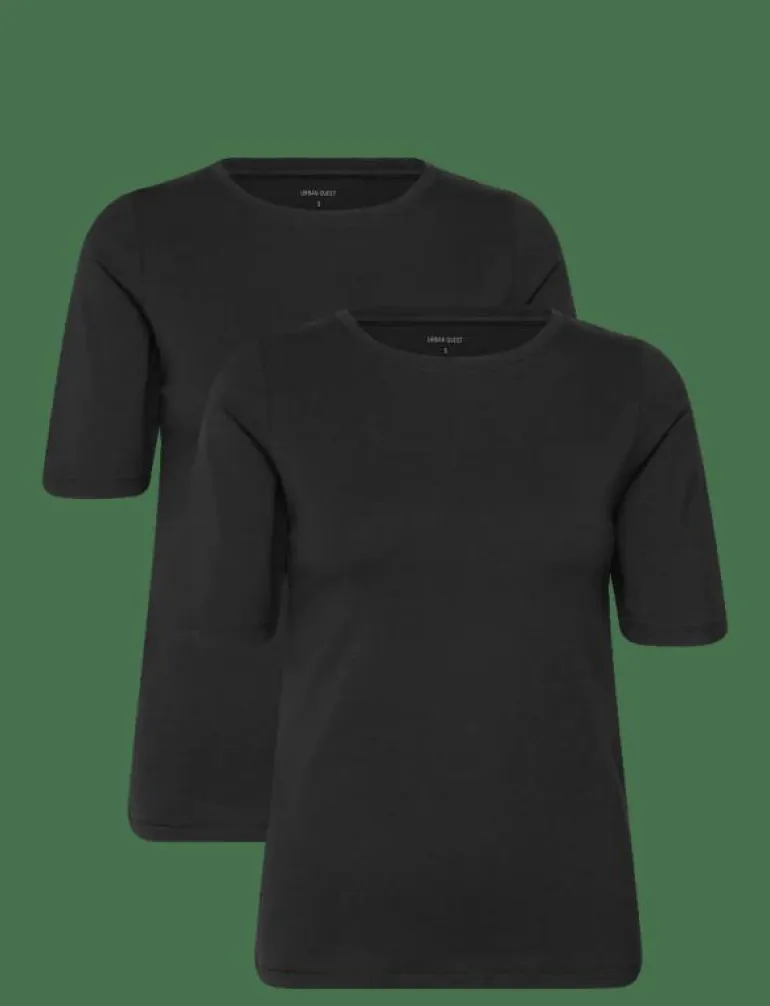 2-Pack Women Bamboo Shortsleeved T-shirt Slim Fit - T-shirts