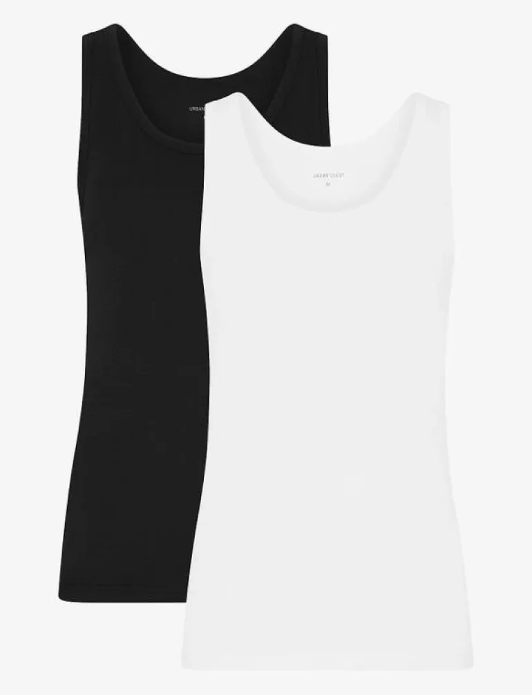 2-Pack Women Bamboo Tank Top - Linnen