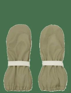 Padded PU-mittens w.fleece - Vantar
