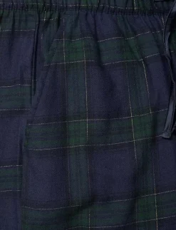 PANT FLANNEL STRAIGHT CHECK - Nederdelar