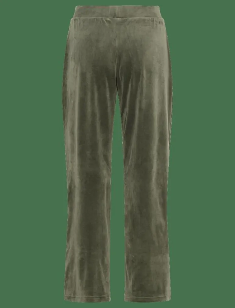 PANT STRAIGHT LEG VELOURS - Nederdelar
