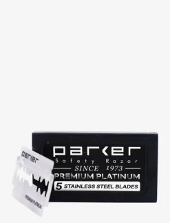 Parker Premium Platinum Double Edge Blades - 5 pack - Rakning