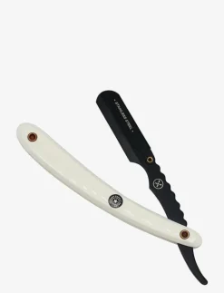 Parker SRWBA - White ABS Handle Clip Type Black Blade Holder Barber/Straight Razor - Rakning