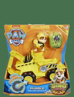 Paw Patrol Dino Deluxe Vehicles Rubble - Byggmaskiner