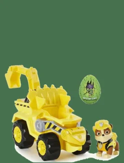 Paw Patrol Dino Deluxe Vehicles Rubble - Byggmaskiner