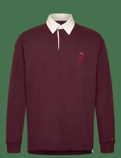 PEACHED CREST SOLID RUGBY - Långärmade pikéer