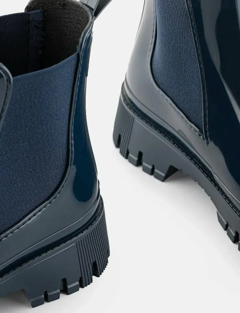 PEACHY NAVAL - Platta ankelboots