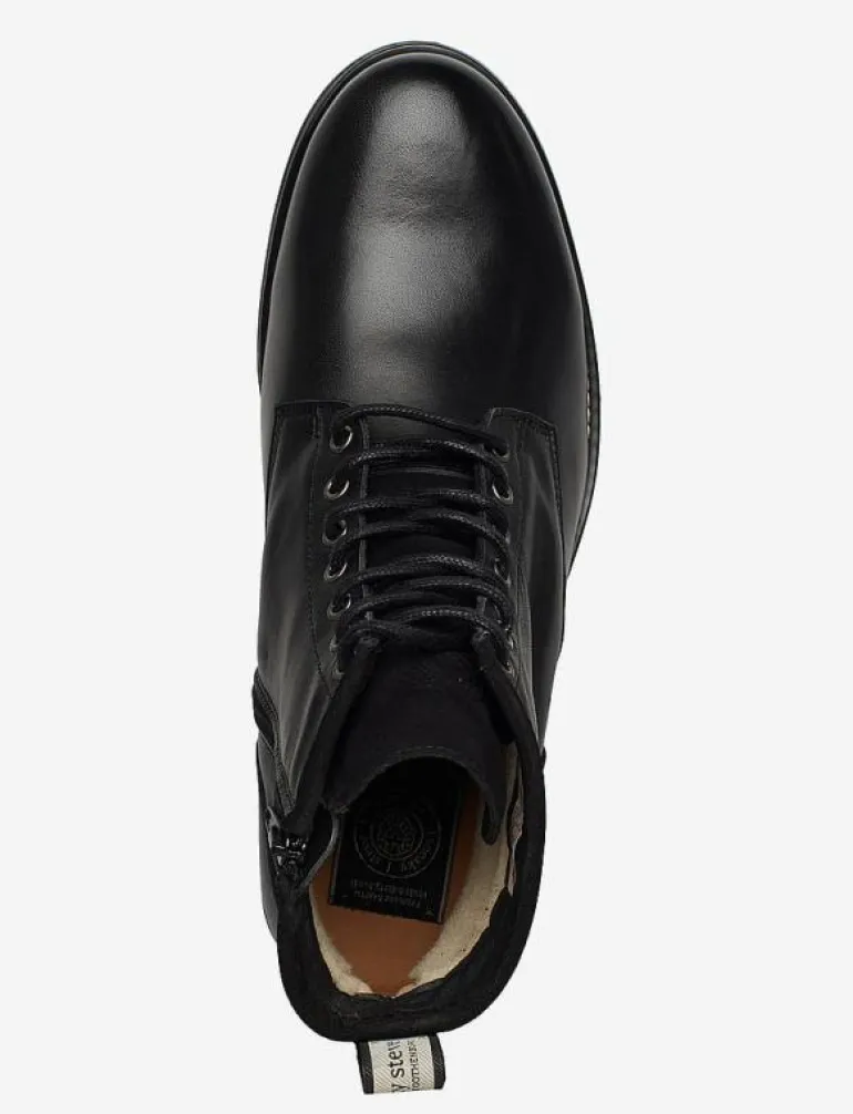Peaker II Black - Kängor med snörning