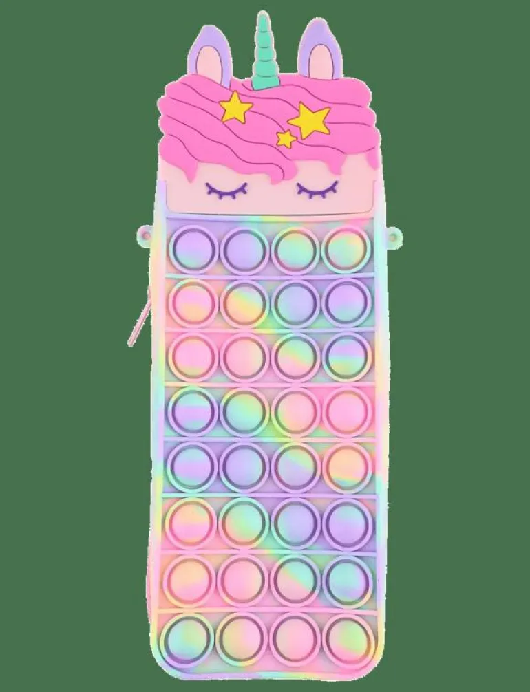 PENCIL CASE POP IT UNICORN - Pennfodral