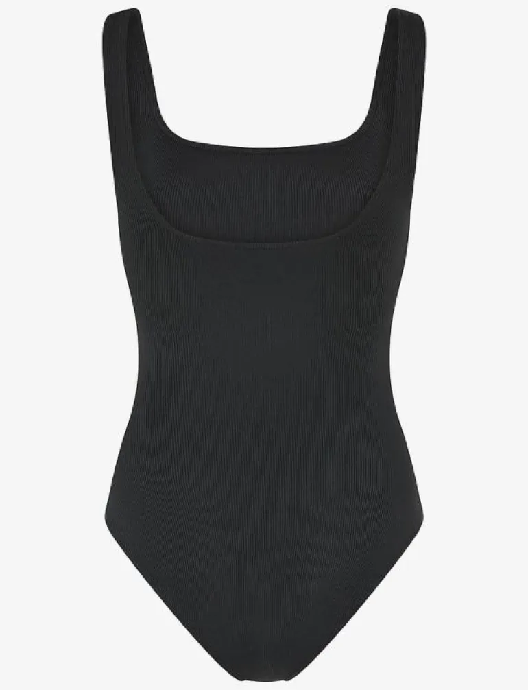 Penny Square Neck Bodysuit - Jumpsuits & Bodies