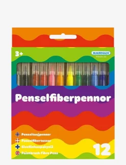 PENSELFIBERPENNOR 12 ST - Färgpennor
