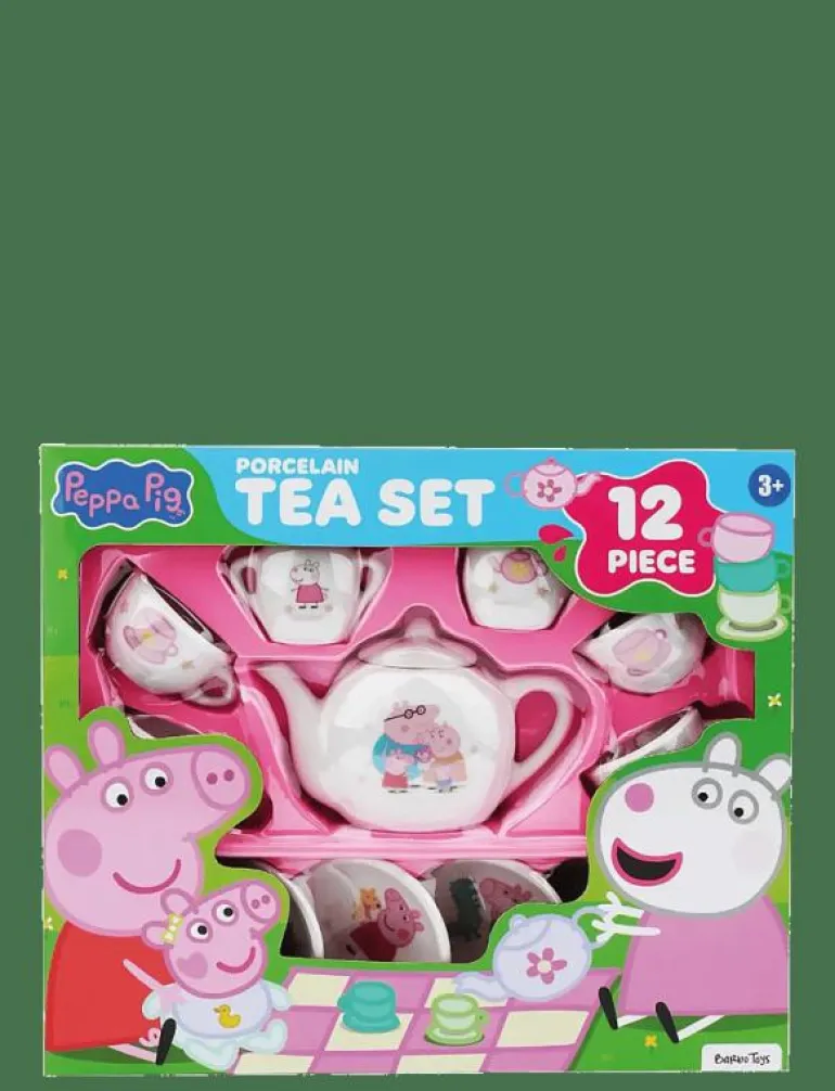 Peppa Pig - 12 pcs porcelain tea set - Leksakskök & Tillbehör