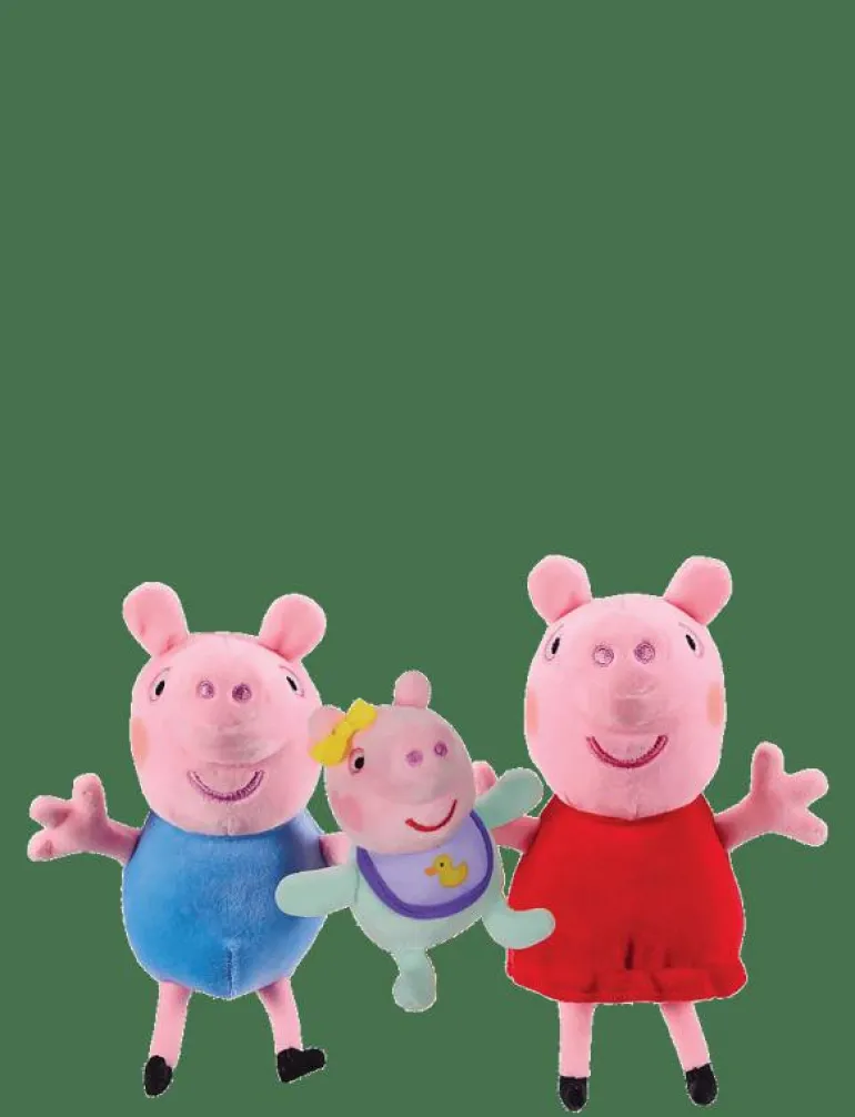 PEPPA PLUSH 3PK - Film & Sagofigur