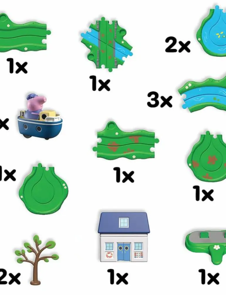 PEPPA WHIZZ AROUND BOBBING ALONG BOAT TRIP - Lekset