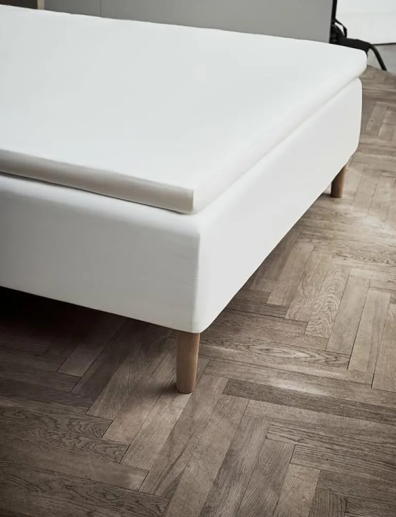 Percale Kuvertlakan 160x200 cm vit - Dra på lakan