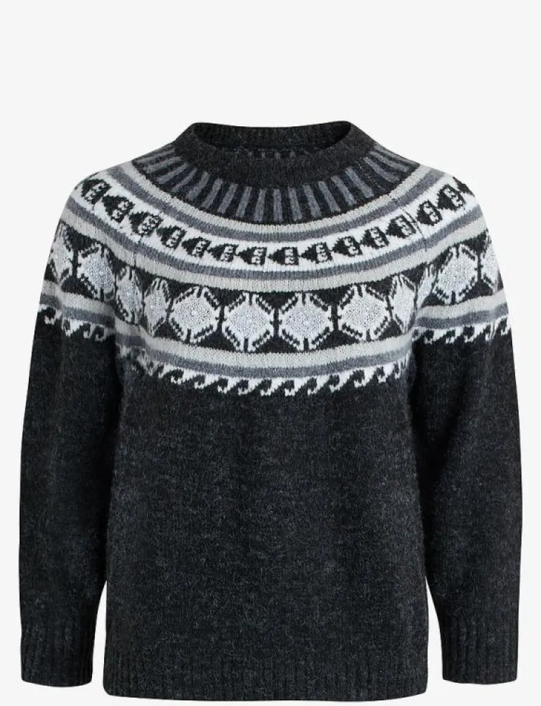 Perla Nordic Pullover - Stickat