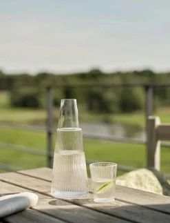 Pilastro karaff med dricksglas 1 l. clear - Vattenkaraffer & Vattenkannor