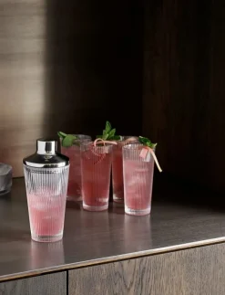 Pilastro Long Drink Glass 0.3 l. 4 pcs Clear - Martiniglas & Cocktailglas