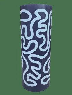 PILLAR CANDLE, DARK BLUE/LIGHT BLUE - Blockljus