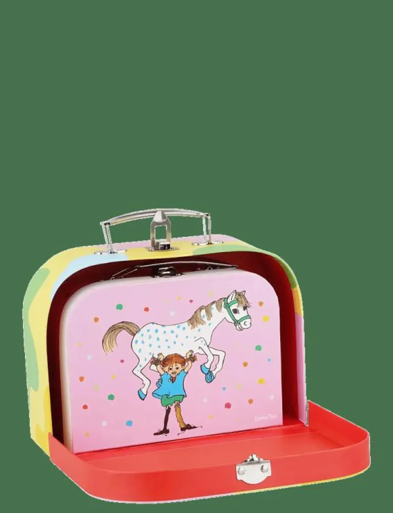 Pippi - 2pcs Suitcases Set - Tygpåsar och små väskor