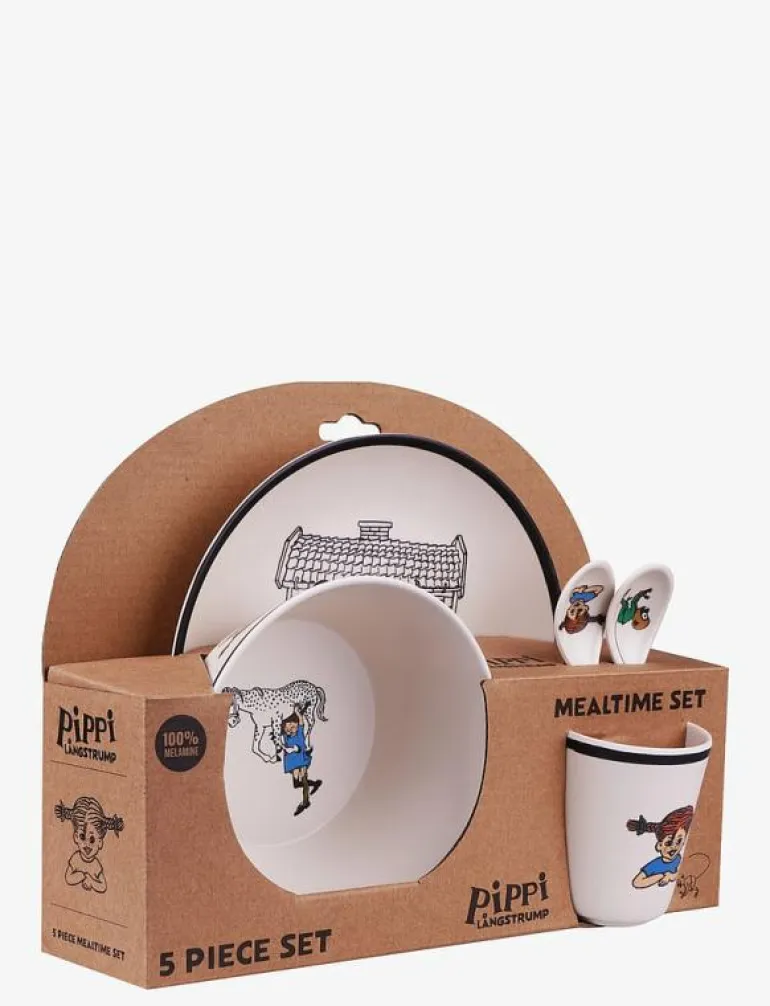 Pippi Tabelware 5 pcs set - Matdags