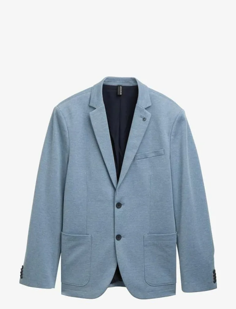 pique blazer - Enkelknäppta kavajer