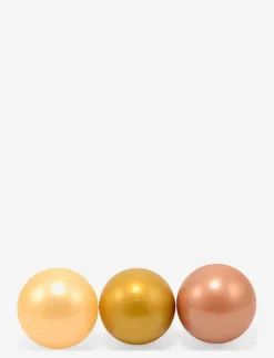 Plastic balls in net. 3 colors; khaki, sand and beige. - Motorikleksak